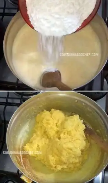 Bolinha de Queijo Frita - Passo 3