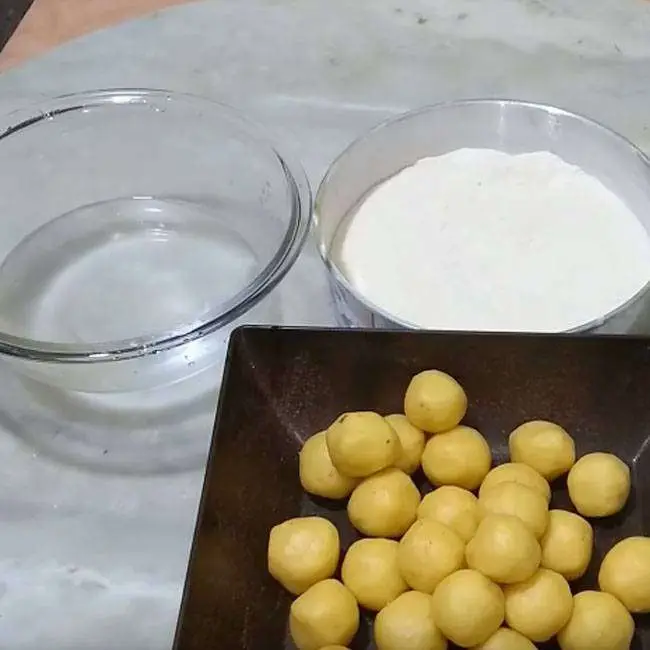 Bolinha de Queijo Frita - Passo 9