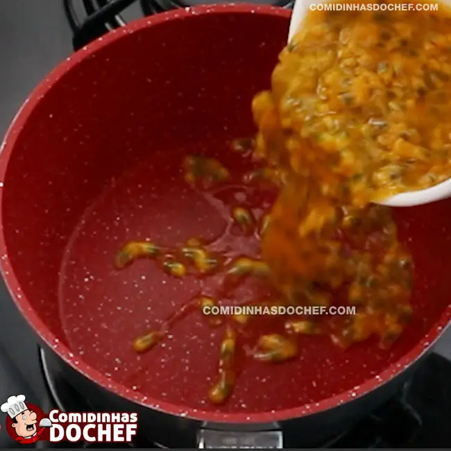 Mousse de Maracujá com Tang - Passo 1
