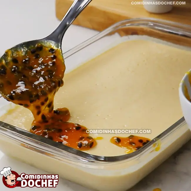 Mousse de Maracujá com a Fruta - Passo 4