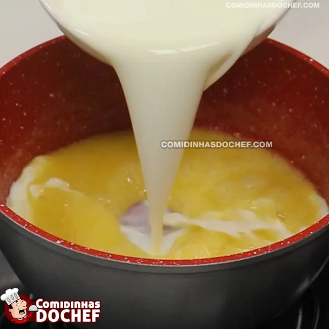 Molho Branco com Creme de Leite - Passo 3