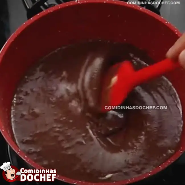 Recheio Trufado de Chocolate - Passo 4