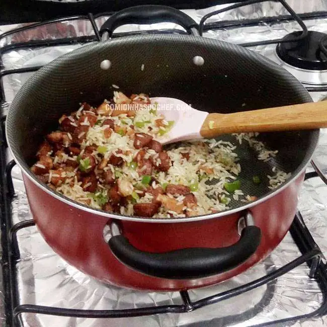 Arroz Carreteiro Simples - Passo 5