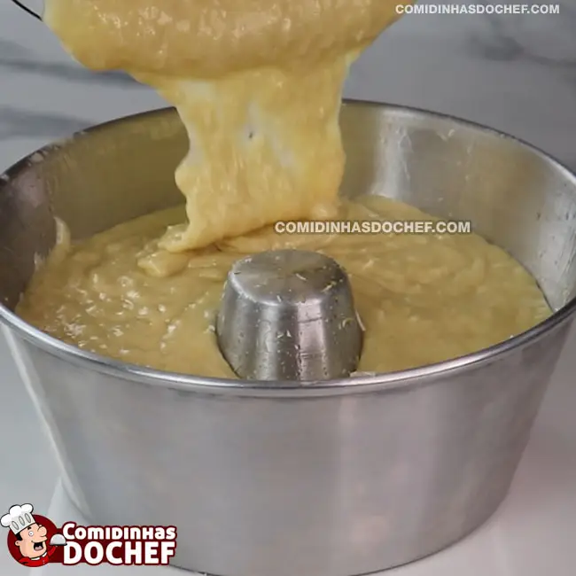 Bolo de Coco de Liquidificador - Passo 6