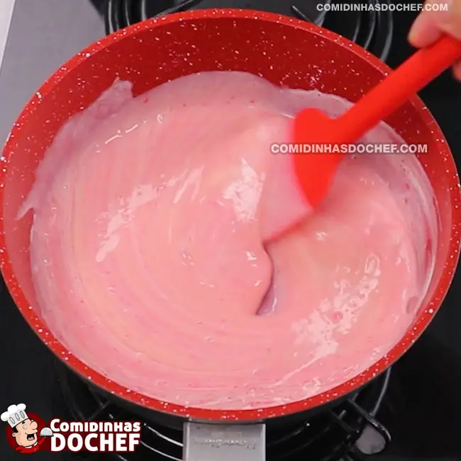 Brigadeiro de Morango - Passo 3