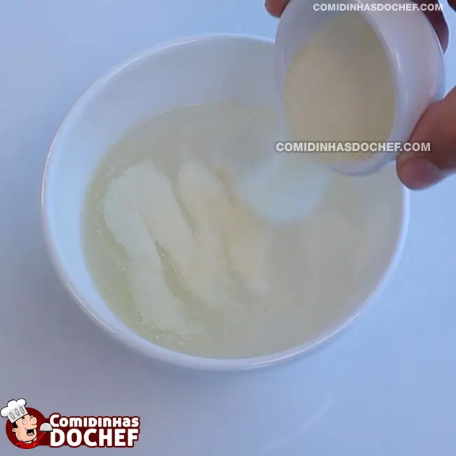 Mousse de Paçoca - Passo 1
