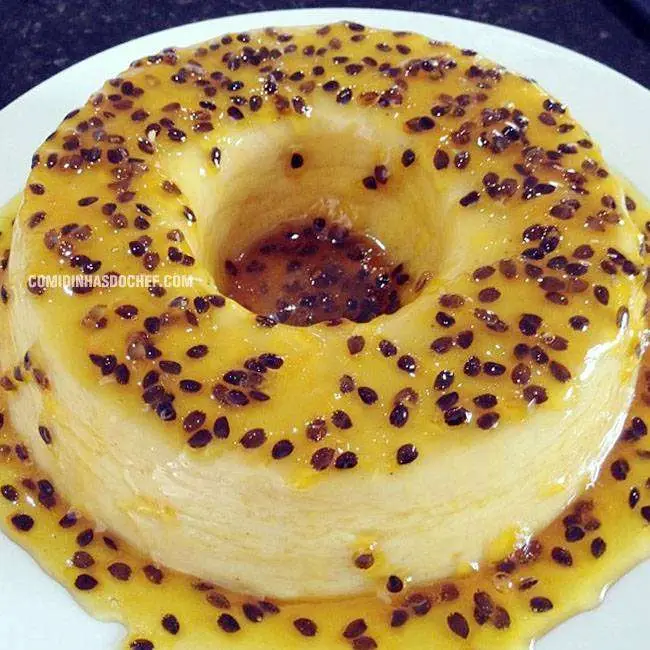 Pudim de Maracujá Que Não Vai ao Forno