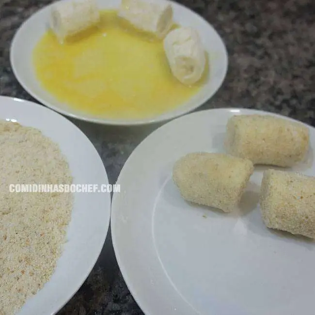 Banana Empanada Frita - Passo 3
