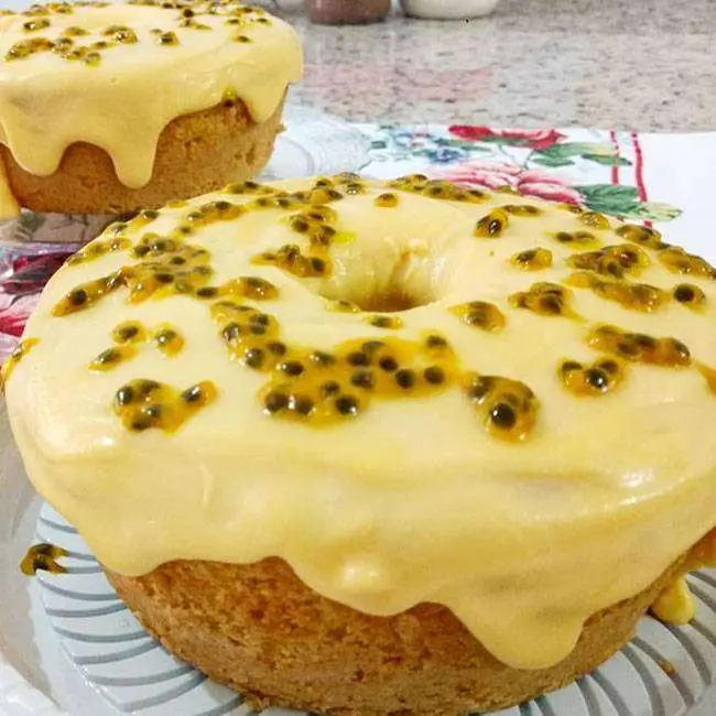 Bolo de Maracujá Fofinho