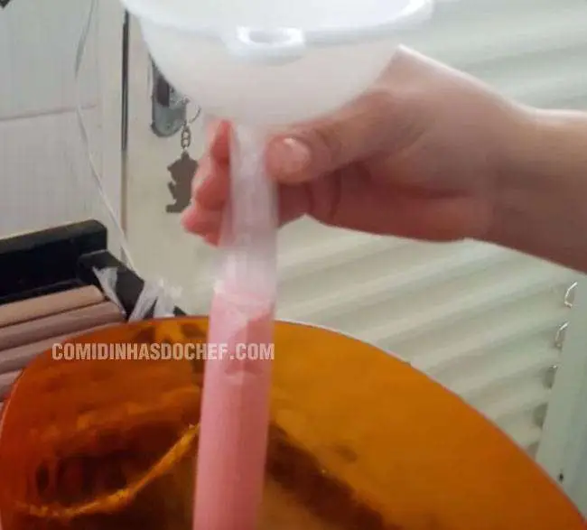 Geladinho de Nesquik - Passo 4