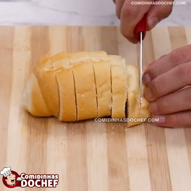 Rabanada com Leite Condensado - Passo 1