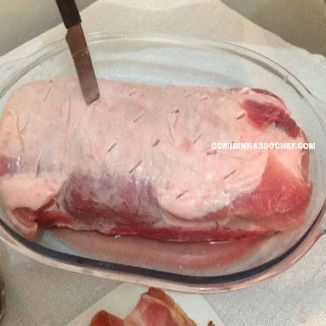 Tempero para Lombo de Porco - Passo 1