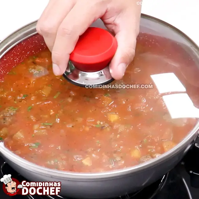 Almondega de Carne ao Molho - Passo 6