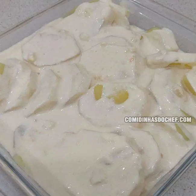 Batata Gratinada no Forno - Passo 6
