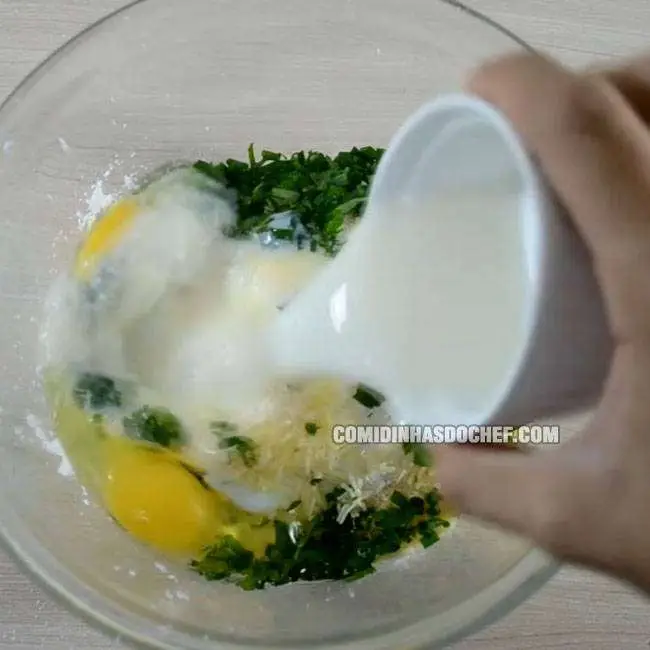 Bolinho de Arroz com Parmesão - Passo 1