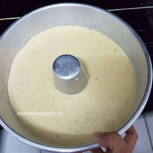 Bolo de Fubá com Erva Doce - Passo 6