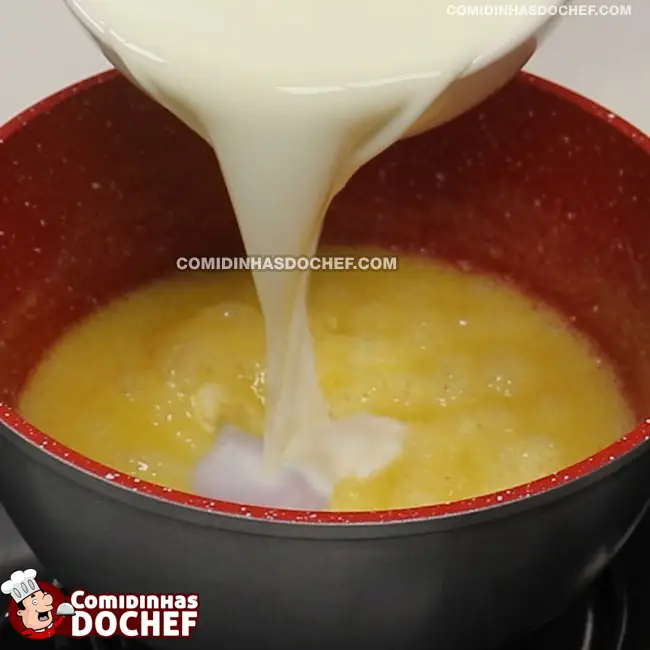 Molho Branco com Queijo - Passo 3