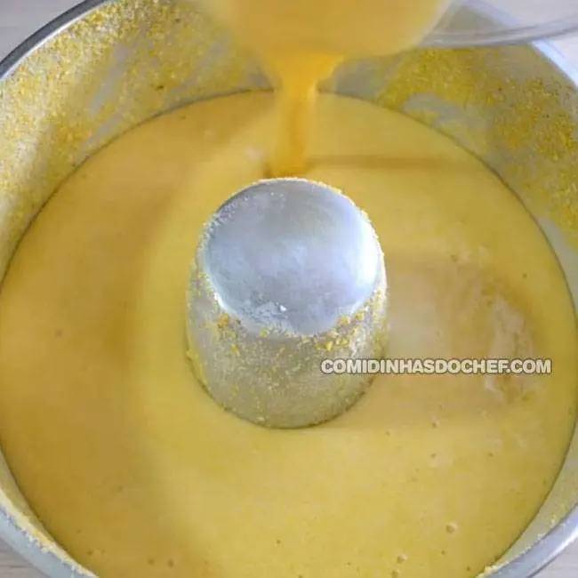 Bolo de Milharina de Liquidificador - Passo 4