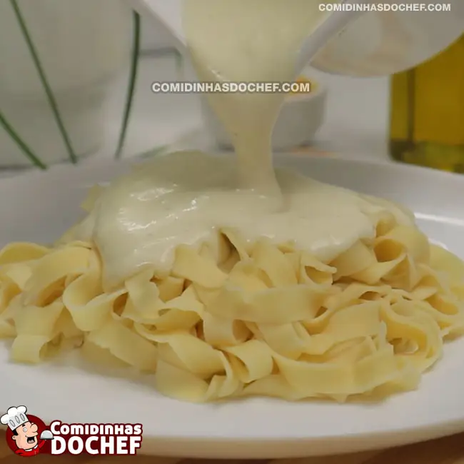 Molho Branco Simples Para Macarrão - Passo 7