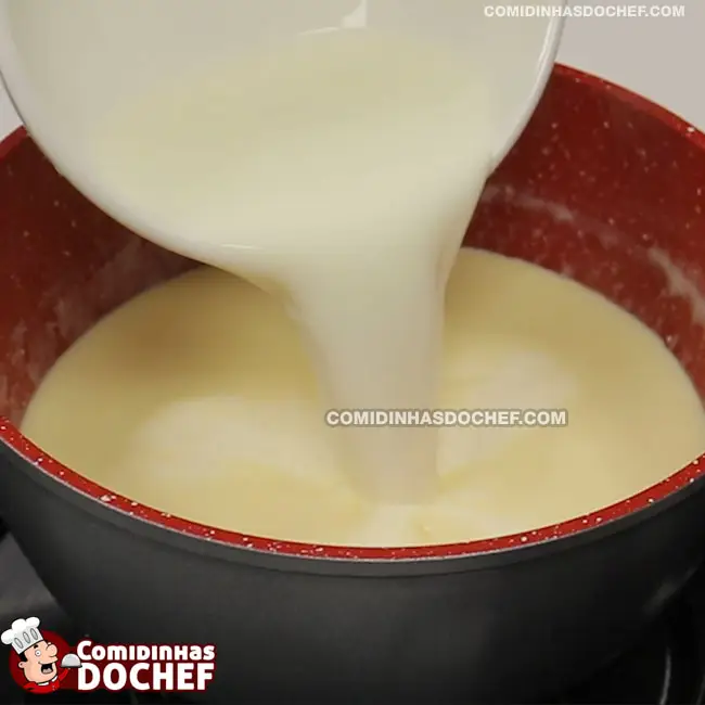 Molho Branco Simples Para Macarrão - Passo 5
