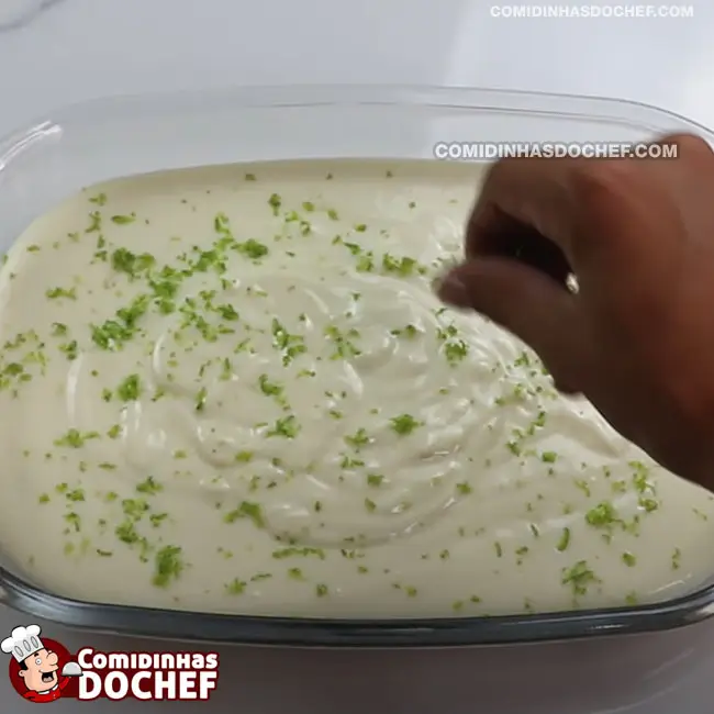 Mousse de Limão com Creme de Leite - Passo 6