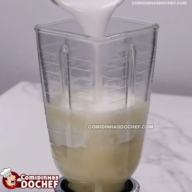 Pudim de Coco Gelado Simples - Passo 2