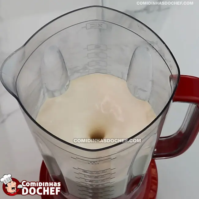 Massa de Panqueca com Creme de Leite - Passo 2