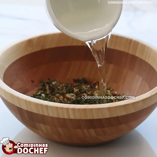 Molho Chimichurri - Passo 2