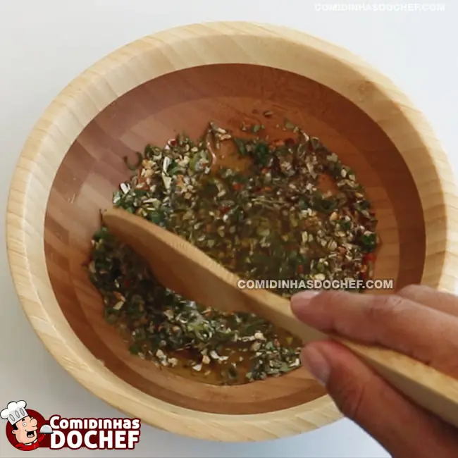 Molho Chimichurri - Passo 3