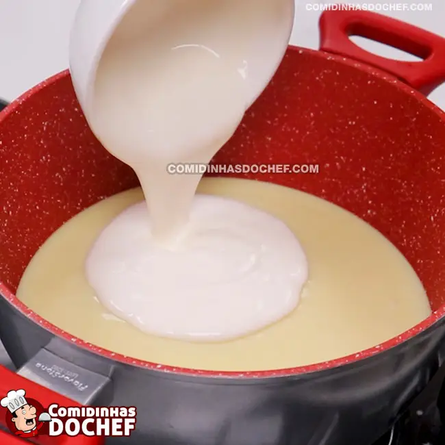 Recheio de Chocolate Branco para Bolo - Passo 3
