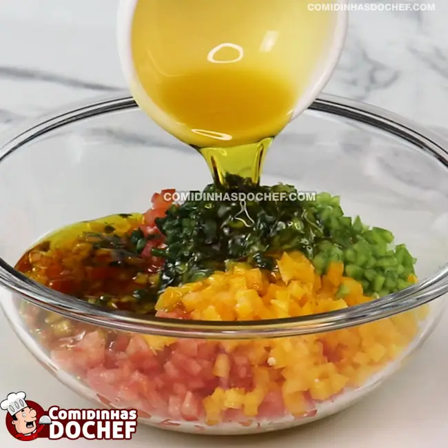 Vinagrete para Churrasco - Passo 2