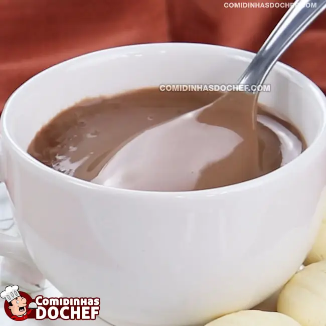 Chocolate Quente Cremoso - Passo 6
