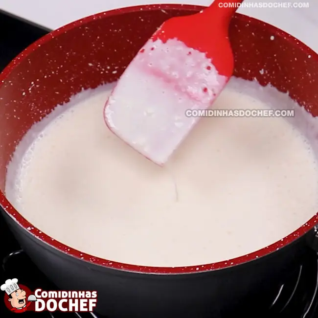 Chocolate Quente Branco - Passo 2
