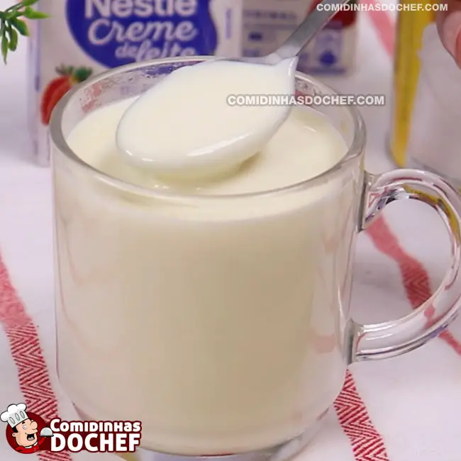 Chocolate Quente Branco - Passo 5