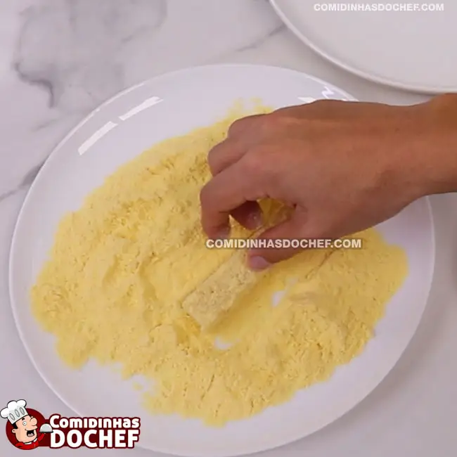 Polenta Frita Simples - Passo 8
