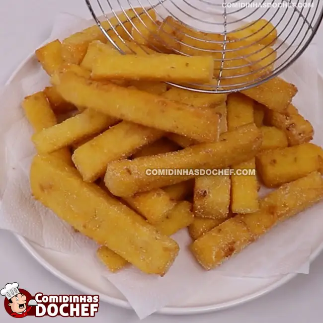 Polenta Frita Simples - Passo 10