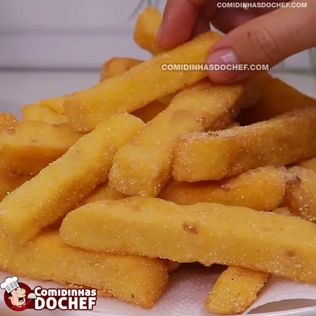Polenta Frita Simples - Passo 11