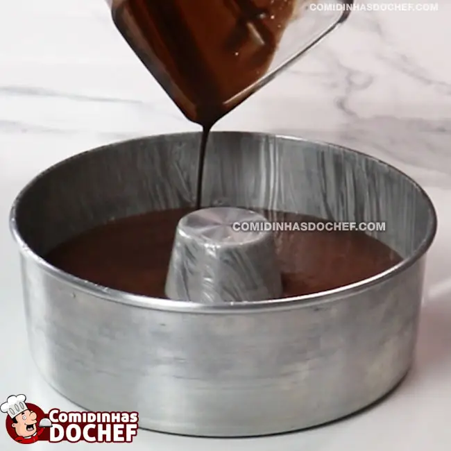 Pudim de Chocolate Gelado - Passo 7