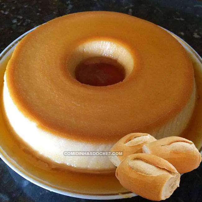 Pudim de Pão com Leite Condensado