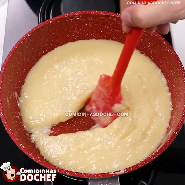 Recheio de Bolo Prestígio Cremoso - Passo 3