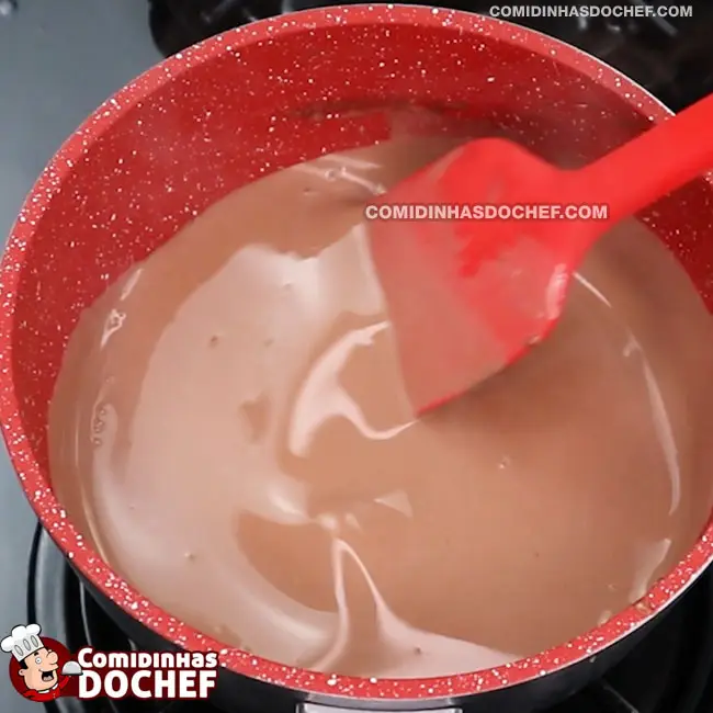 Chocolate Quente de Brigadeiro - Passo 4