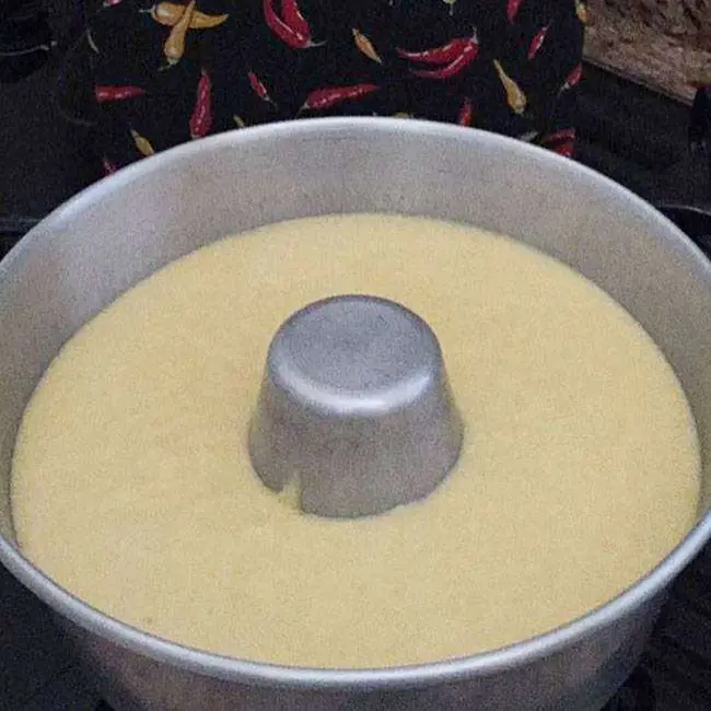 Bolo de Fubá com Coco - Passo 5