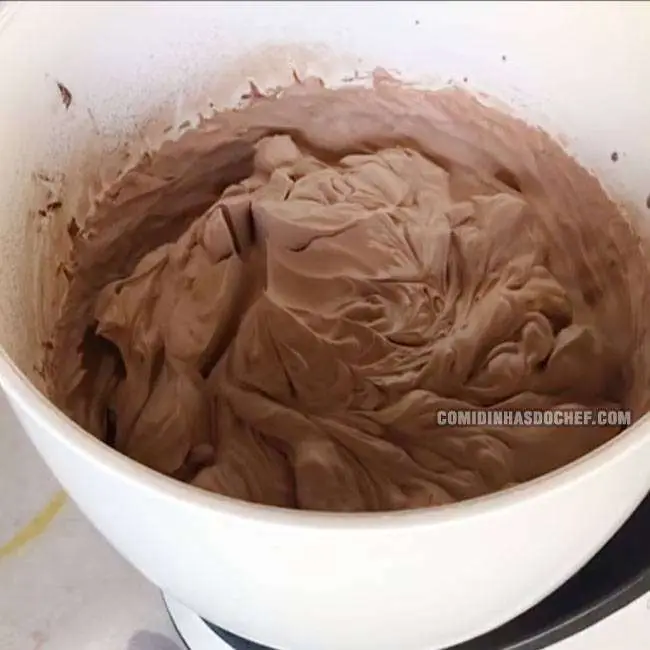 Chantilly de Chocolate - Passo 3