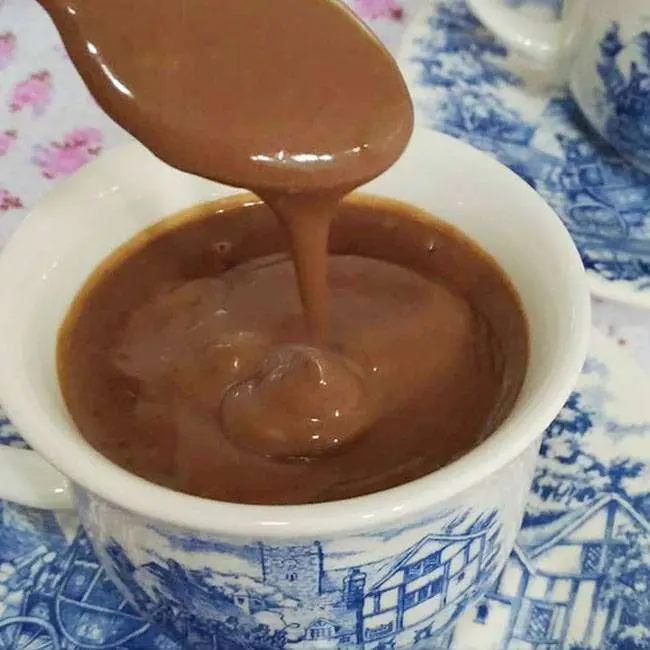 Chocolate Quente com Chocolate em Pó