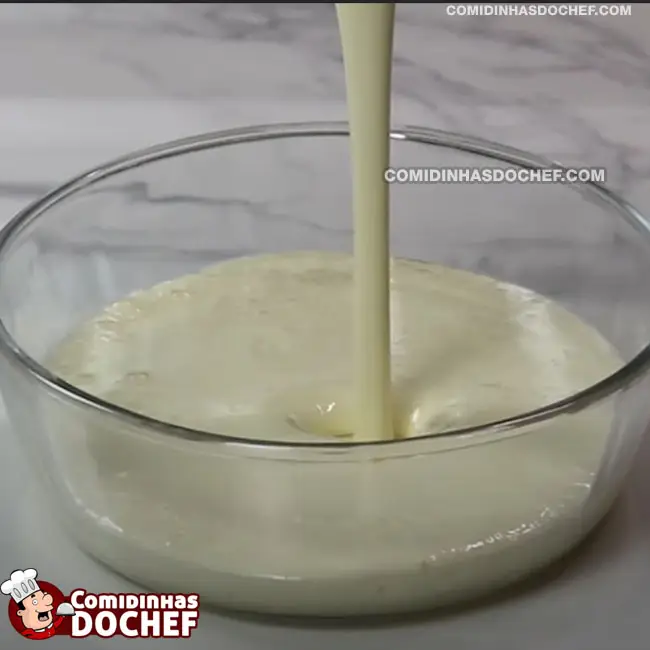 Mousse de Leite em Pó Simples - Passo 4