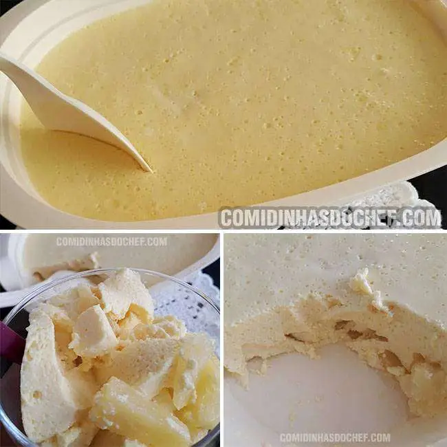 Sobremesa de Abacaxi com Gelatina