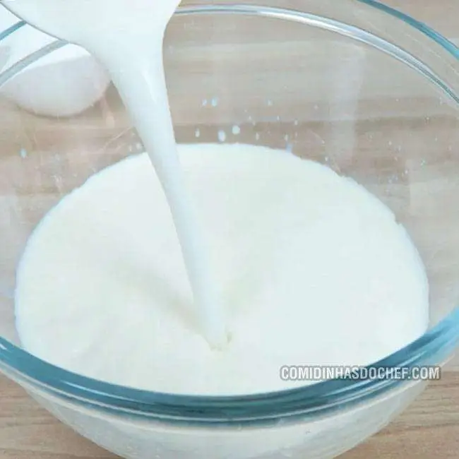 Bolo de Tapioca Granulada - Passo 1