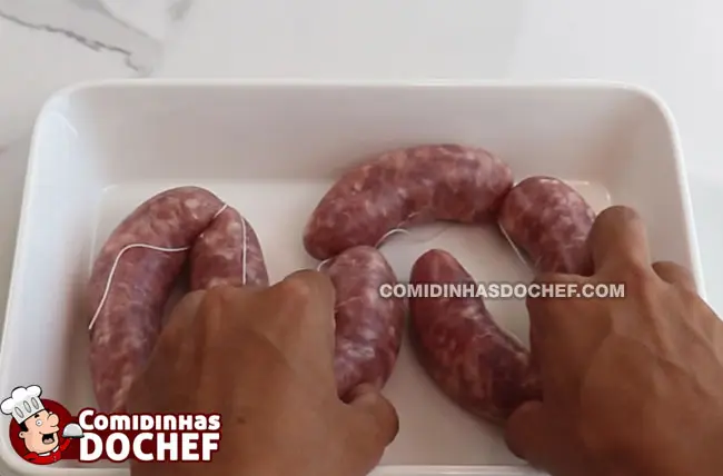 Linguiça Assada com Batata e Maionese - Passo 6