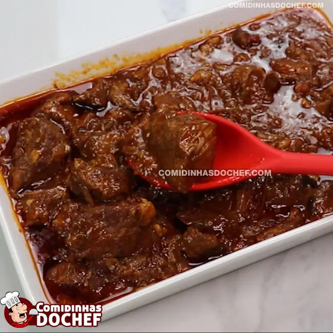 Carne de Panela com Molho de Tomate - Passo 10