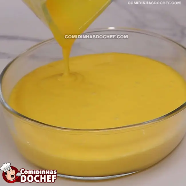 Mousse de Manga Simples - Passo 4